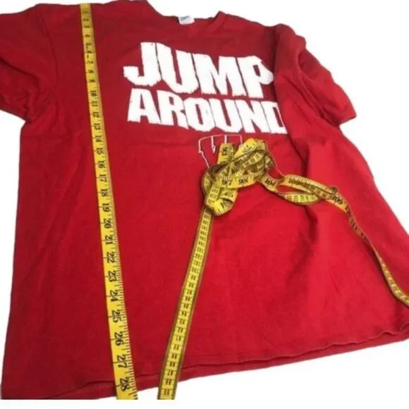 Wisconsin Badgers Mens Size 2XL T-shirt Jump Around Sportswear - Picture 4 of 6
